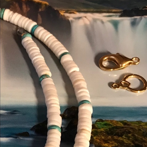 ARTISAN Anklet Bracelet Customized Tulips White Shell - Picture 3 of 6